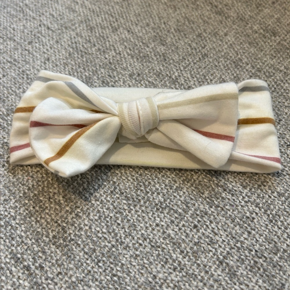 Copper Pearl baby headband